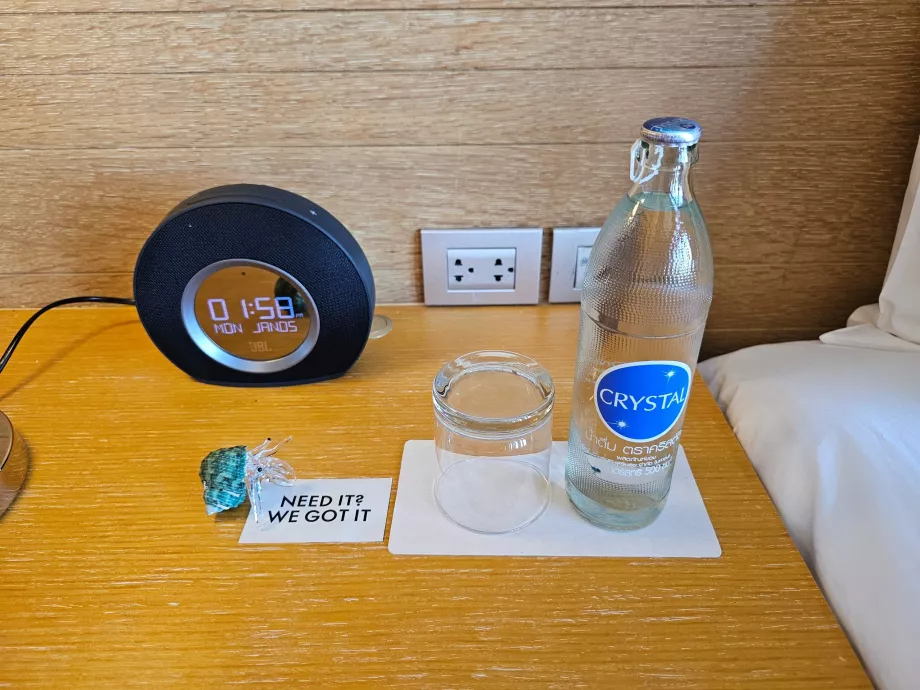 Free water by the bed