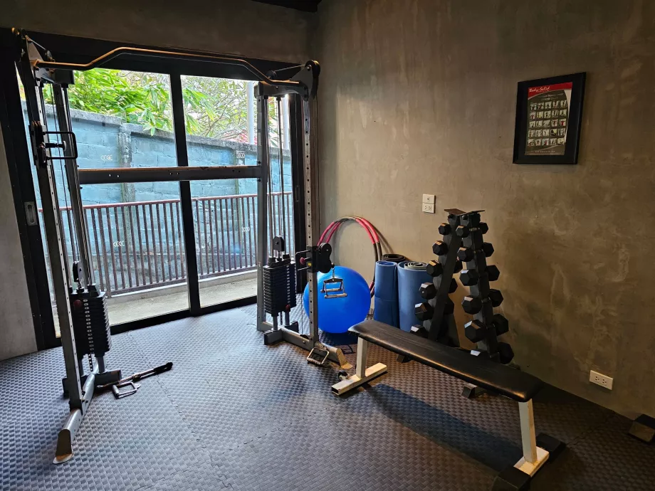 Gym with old equipment