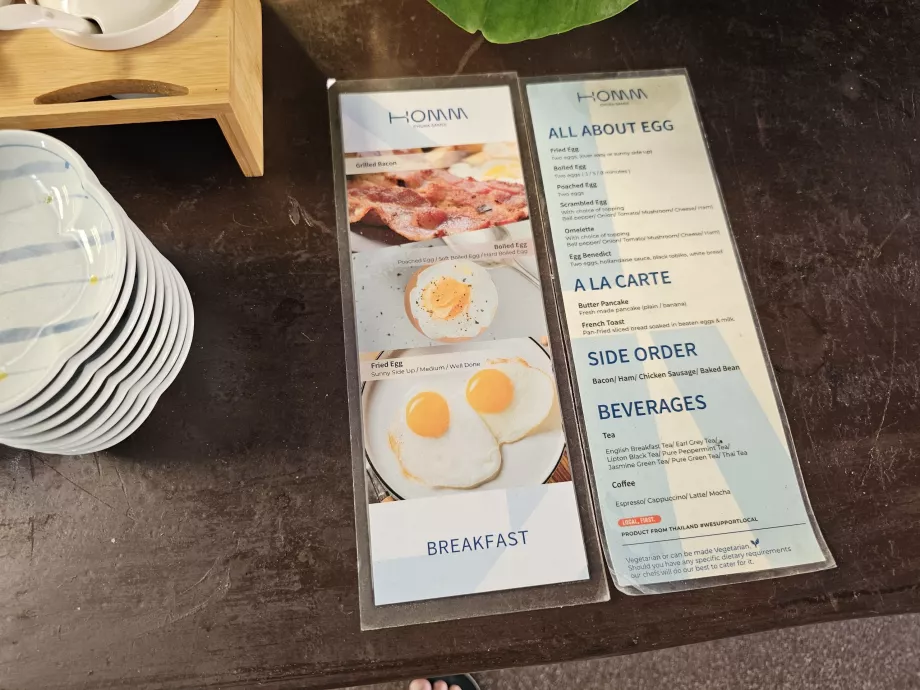 Breakfast - egg station