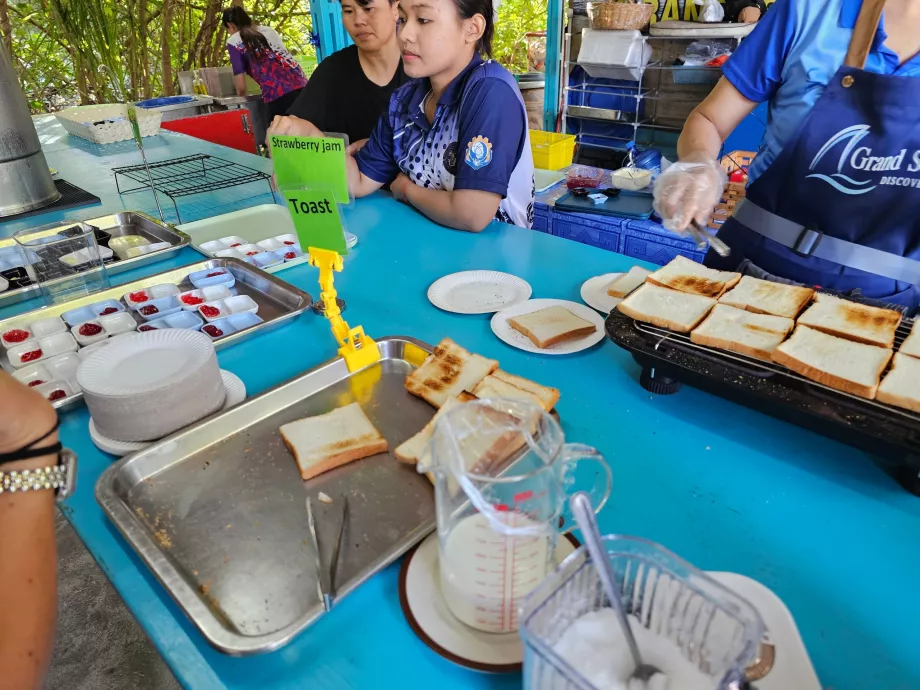 Free light breakfast before departure