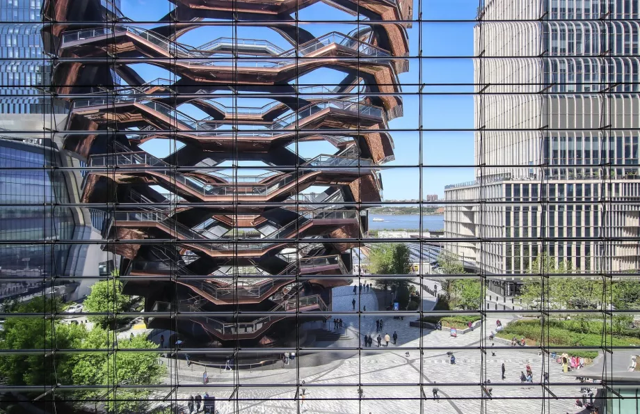 Vessel as seen from The Edge skyscraper