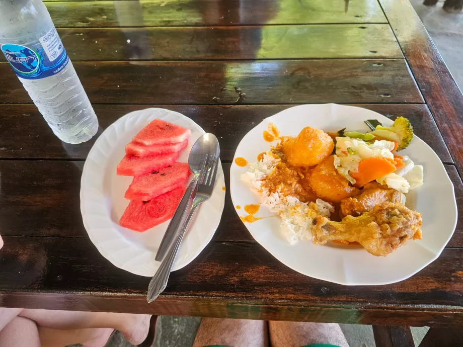 Lunch included in the price of the trip