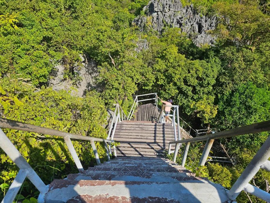 Staircase to Emerald Lake