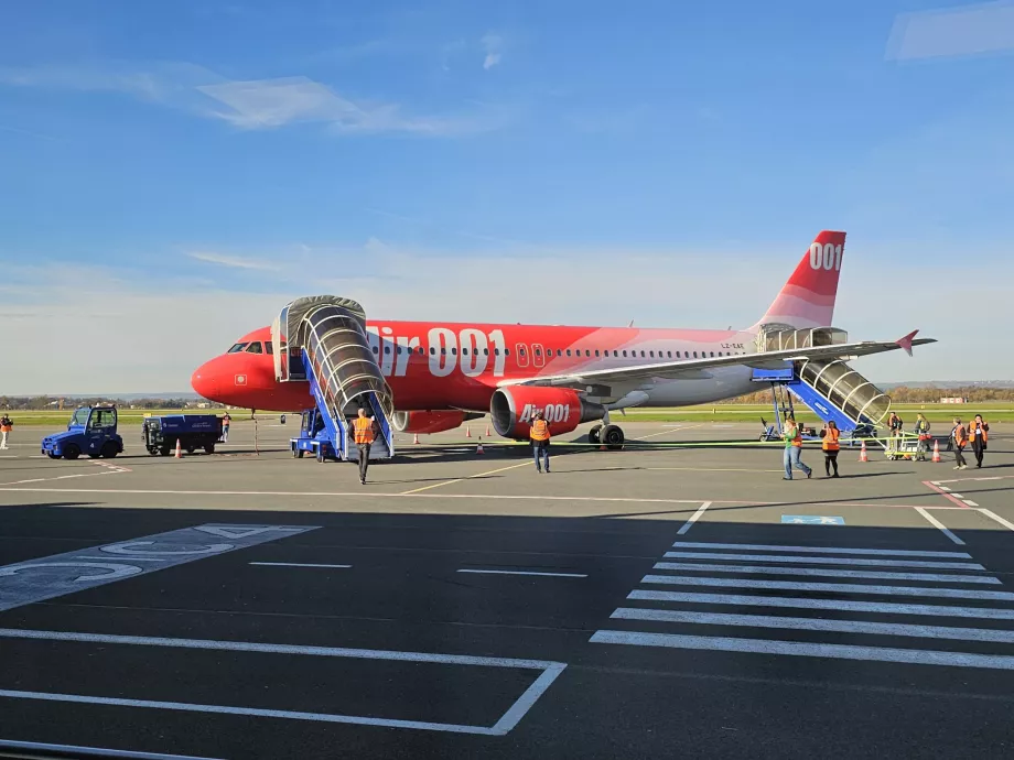 Airbus A320 at Ostrava Airport