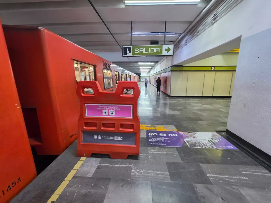 Part of the platform for women and children only