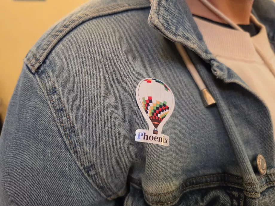 Sticker with the balloon we will fly