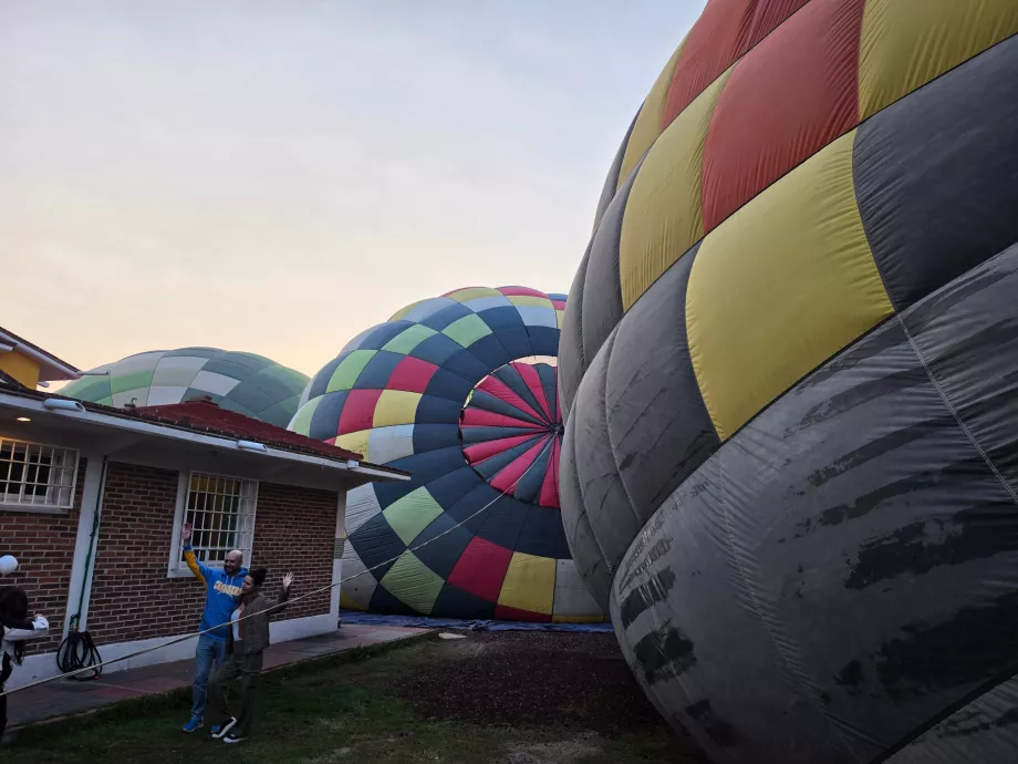 Balloon preparation