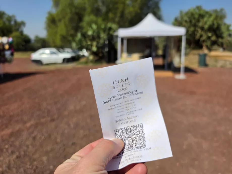 Ticket to the premises