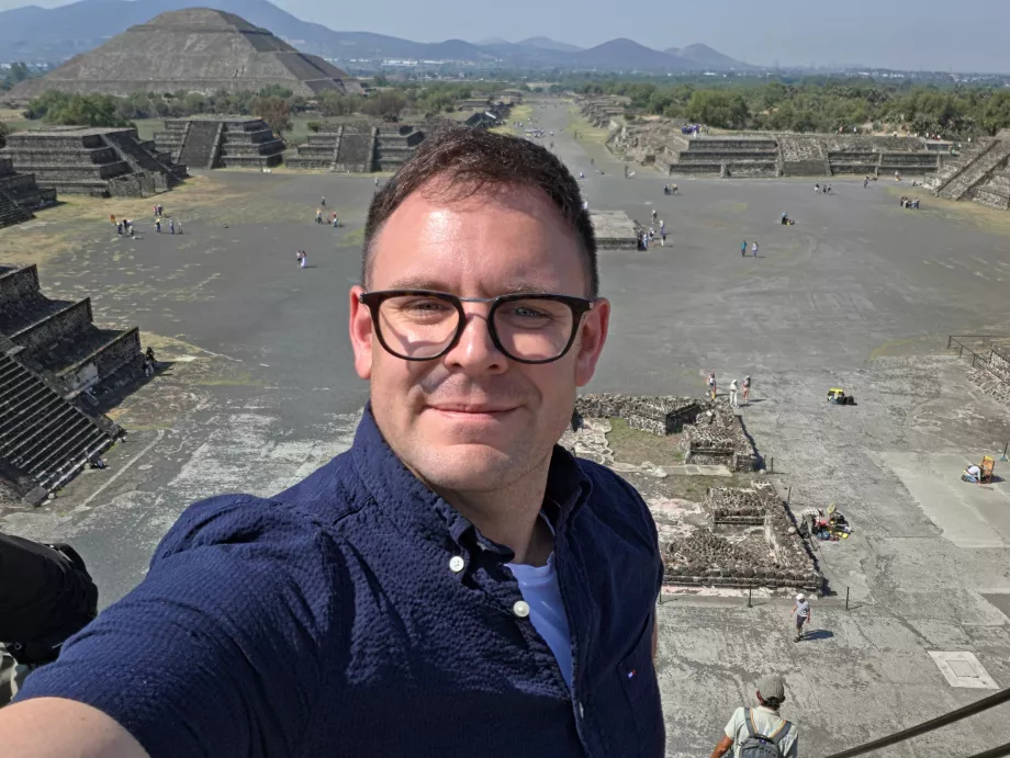 Me on the Pyramid of the Moon