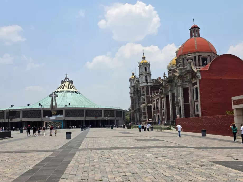 Square in front of the Guadalupe Basilica