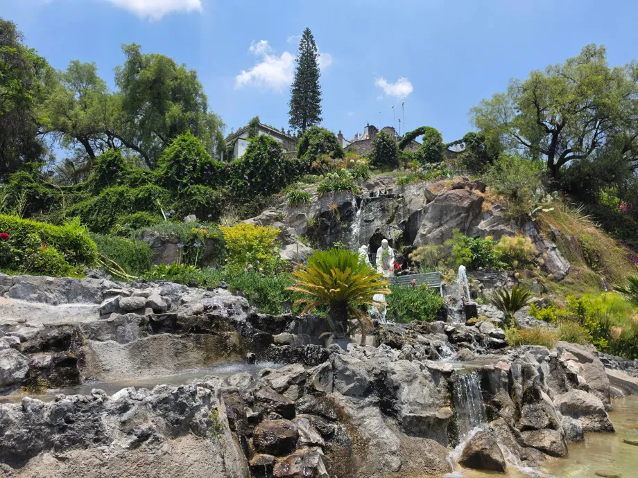 View from below on Cerro Tepeyac