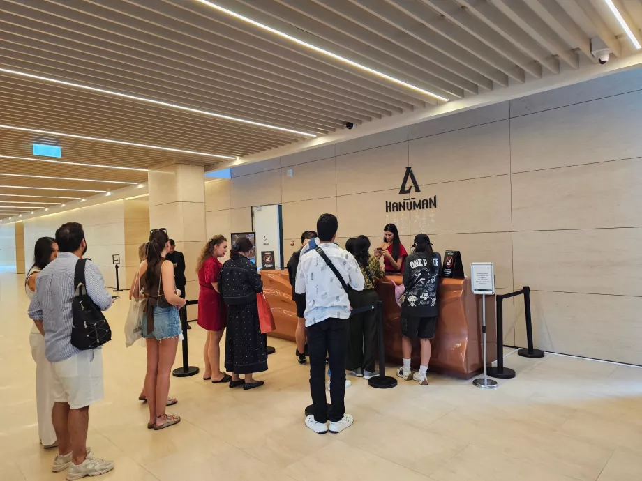 Akara Sky Hanuman - Reception in the basement