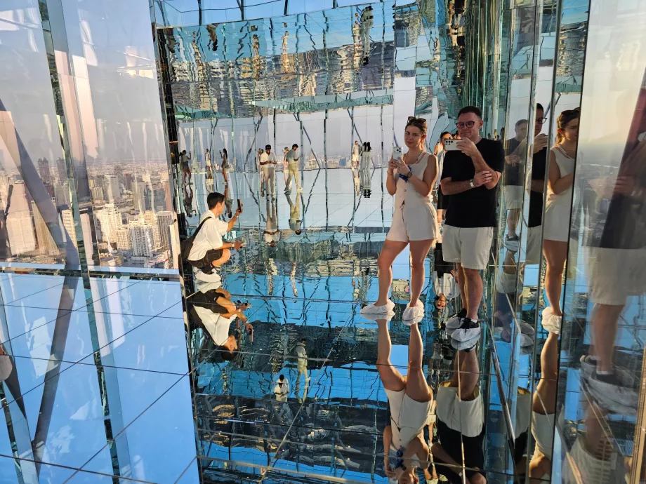 Akara Sky Hanuman - We in the Room Bangkok Reflection