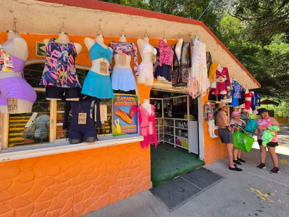 Sale of beach equipment
