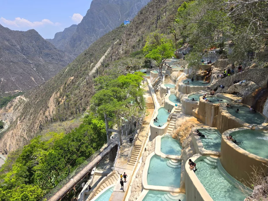 Cascade pools Tolantongo