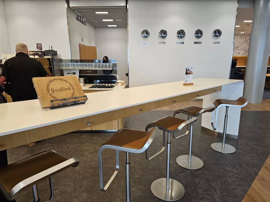 Seating in the Business Lounge