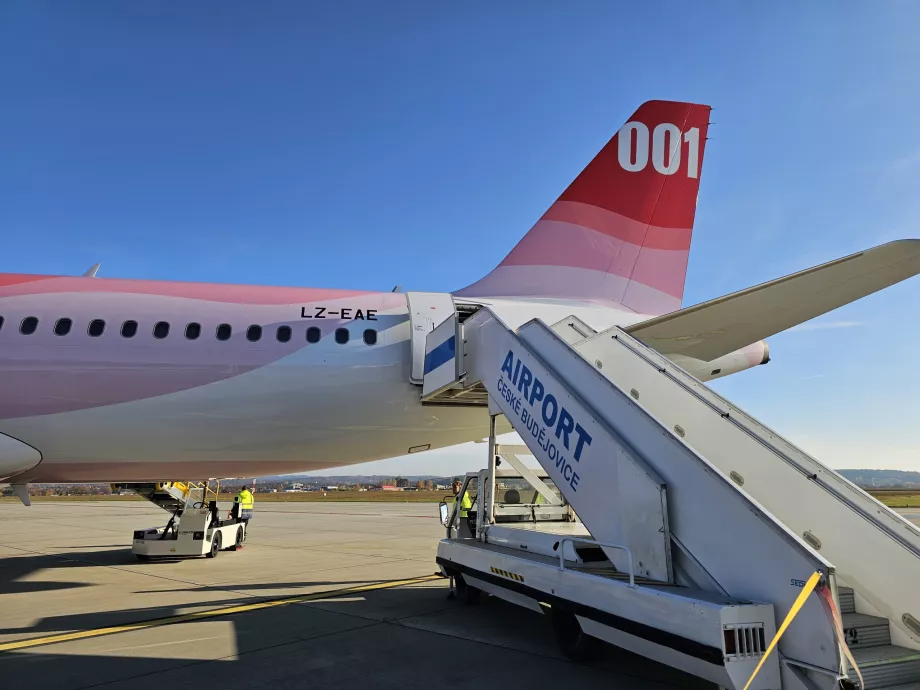 Boarding, České Budějovice Airport