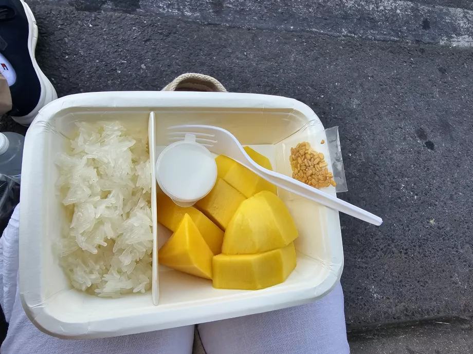 K. Panich sticky rice - mango sticky rice