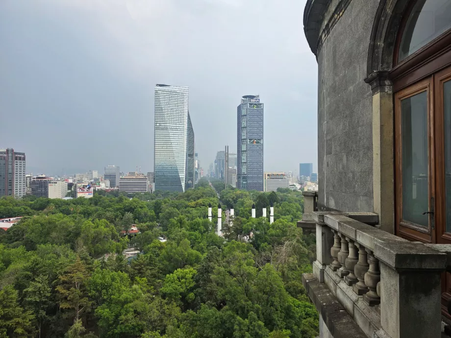 Chapultepec Castle, city view