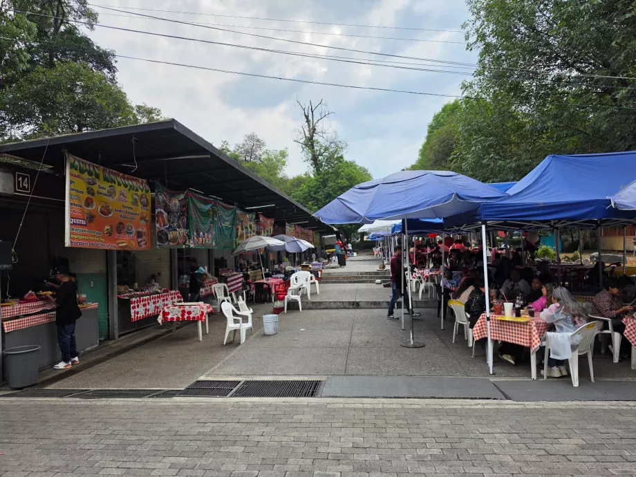 Bosque de Chapultepec, food stalls