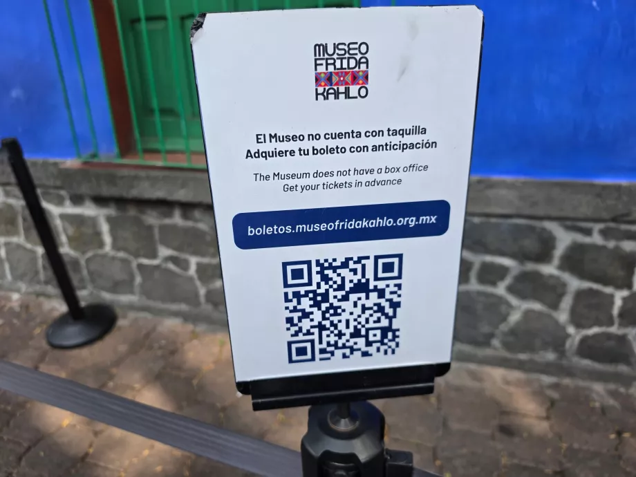 Information sign at the museum