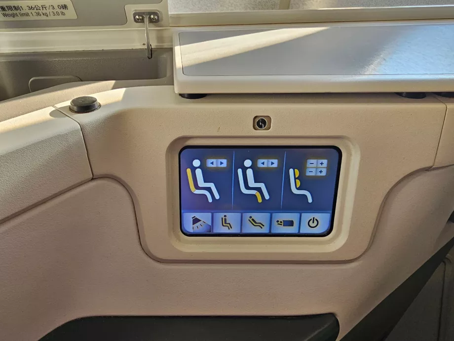 Seat positioning control