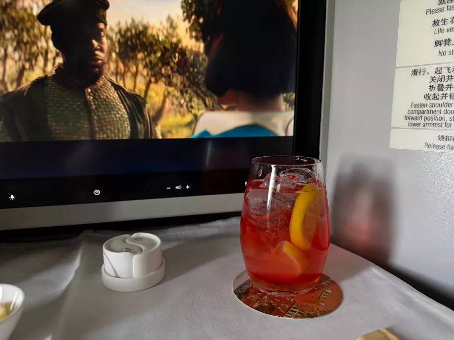 In-flight cocktail