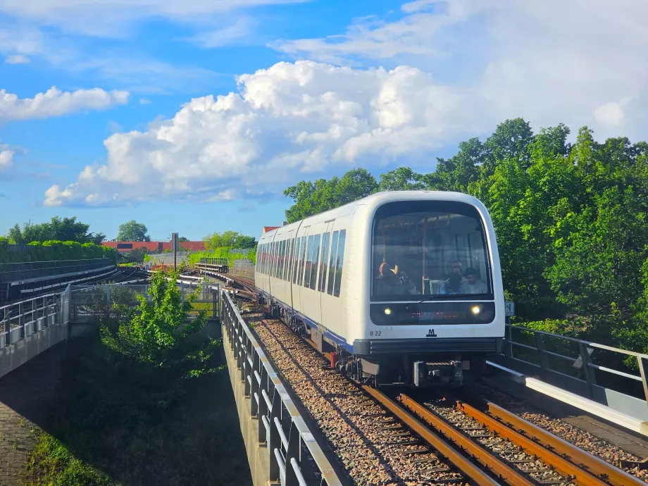 The driverless metro in Copenhagen