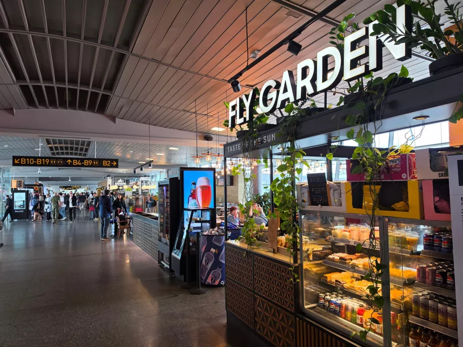 Bistros in the transit area
