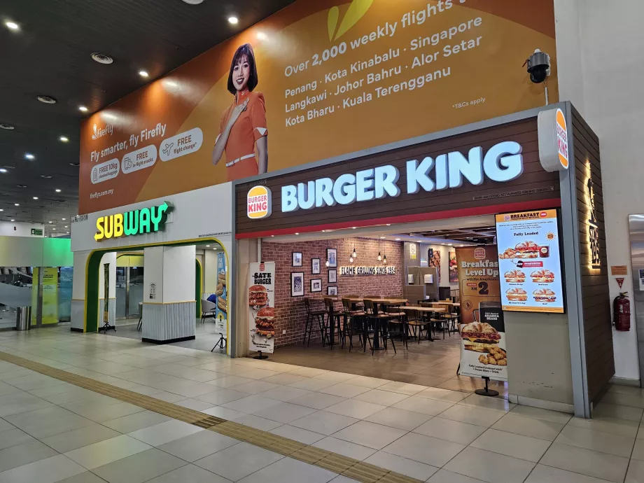 Fast food in the public area