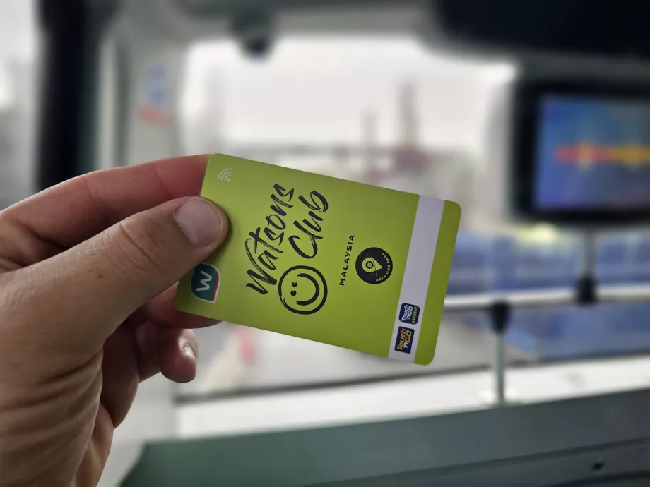 Touch-n-Go card from Watsons