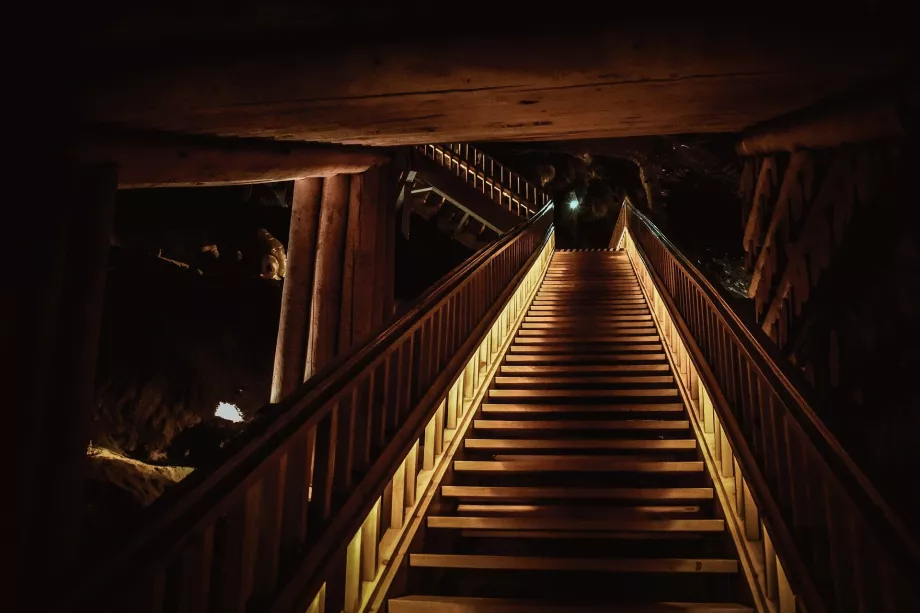Staircase leading down