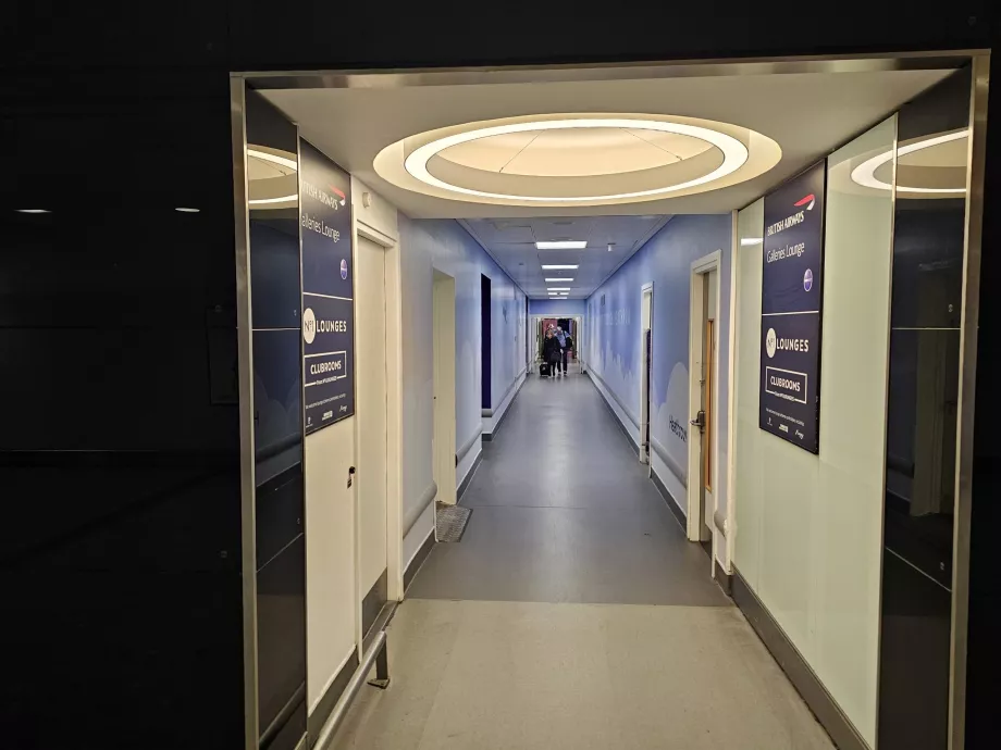 Corridor to the lounge