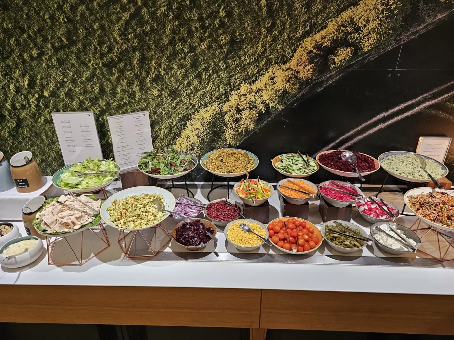 Vegetables and salads