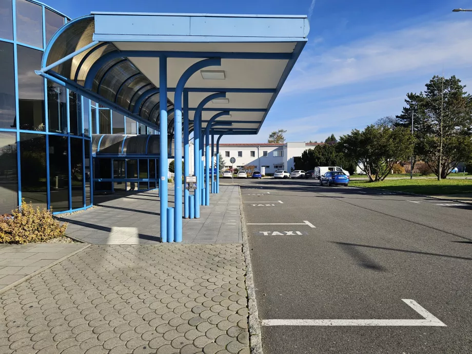 Taxi stand in front of the arrival hall