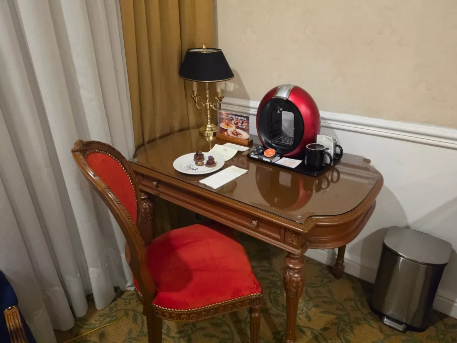 Coffee machine in the room