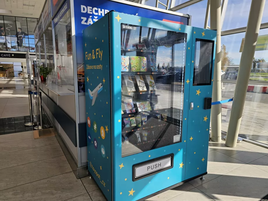 Vending machine with board games