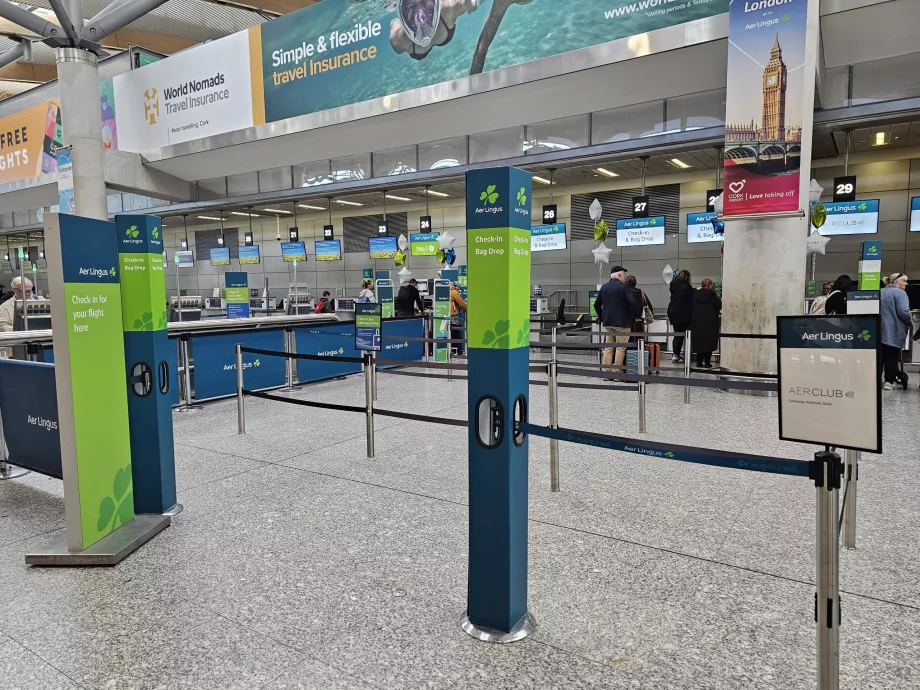 Check-in at the airport