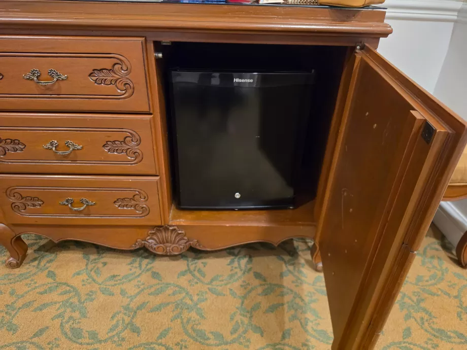 Fridge in the room