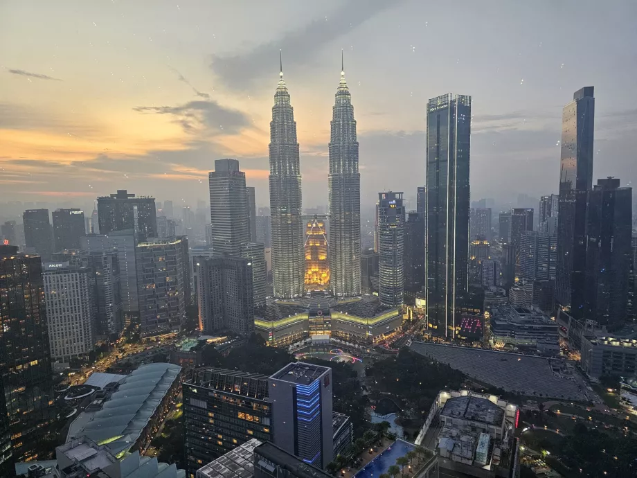 Evening view from the terrace