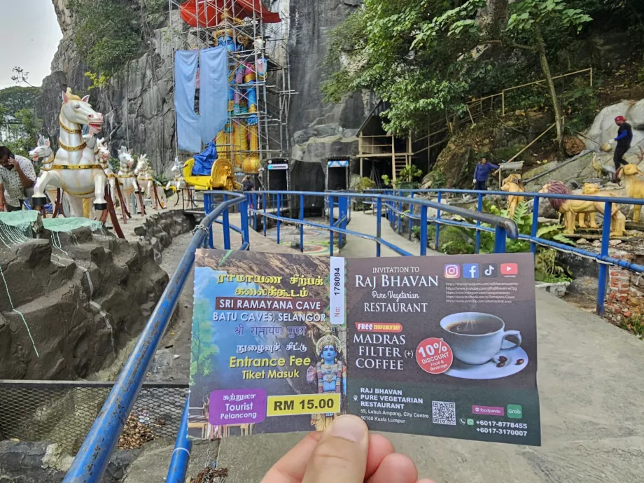 Ticket to Ramayana Cave