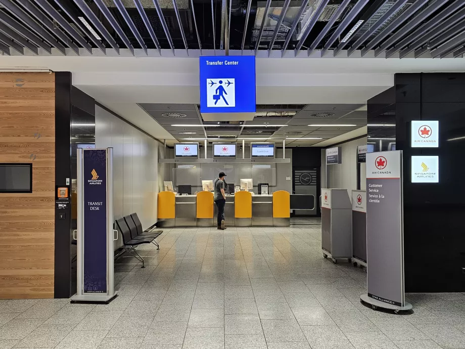 Transfer counters, Frankfurt Airport