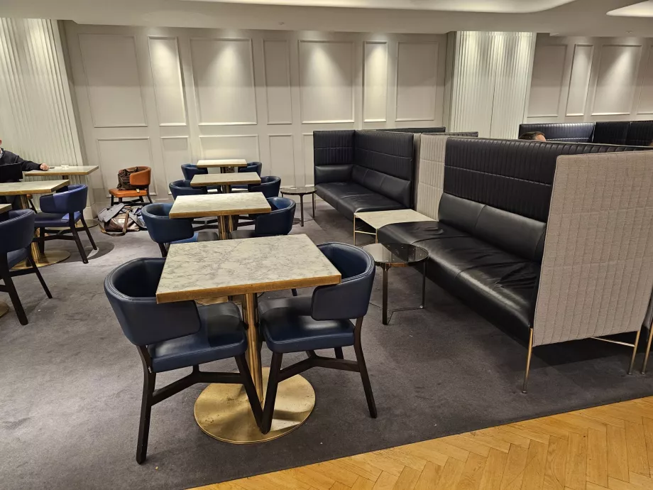 Dining tables on the 1st floor