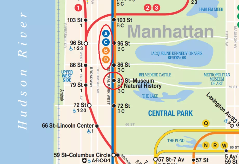 Local and express connections