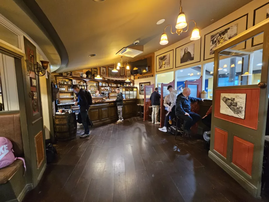 Pub after security check