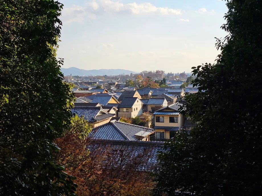 View from Kamigamo-jinja
