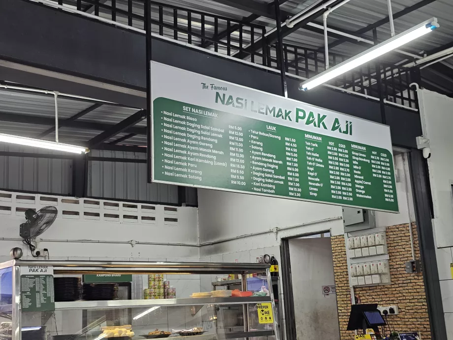 Examples of prices in Kampung Bar