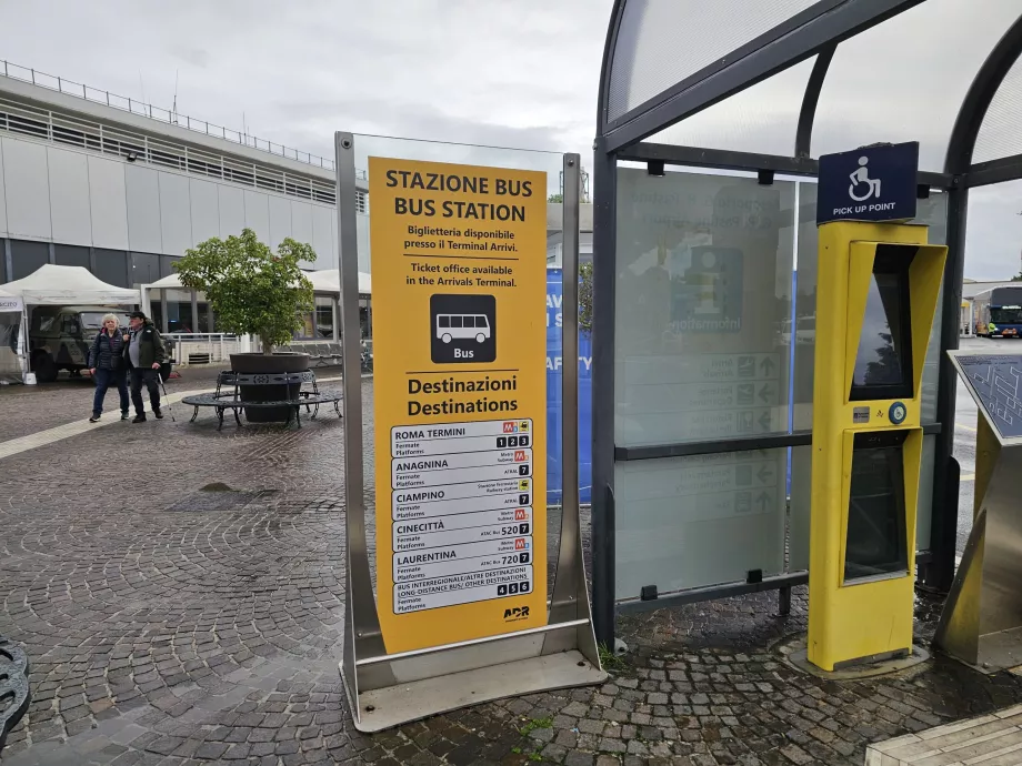 Information about bus stops