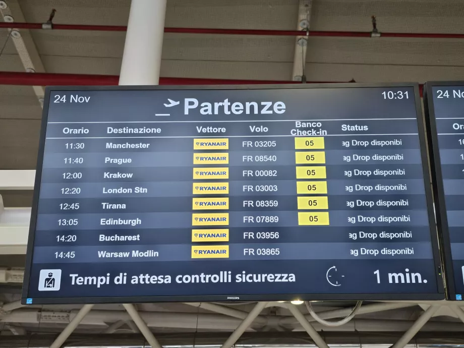 Departure board
