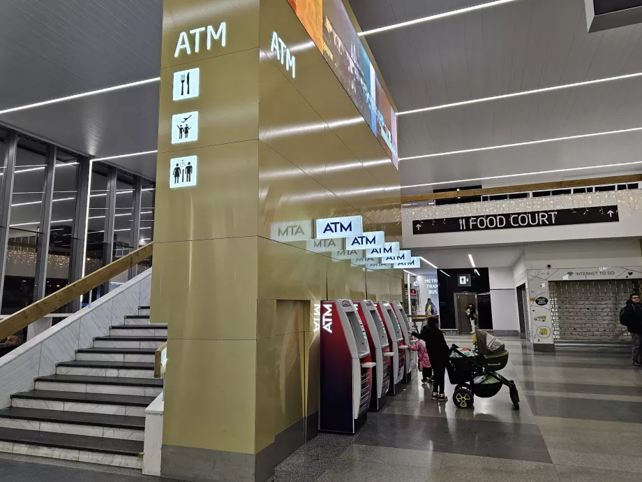 ATMs of current banks, terminal 1